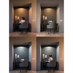 Luminaires Philips Spot encastrable, kit d'extension Philips Hue Ambiance White Milliskin Blanc, 1 lumière, Télécommandes