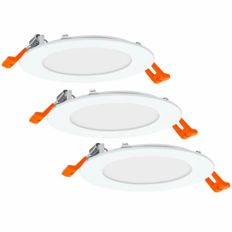 Luminaires Ledvance Spot encastrable LEDVANCE DOWNLIGHT SLIM Blanc, 3 lumières* Luminaires Encastrés
