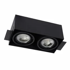 Luminaires Lucide Spot encastrable Lucide TRIMLESS Noir, 2 lumières* Luminaires Encastrés