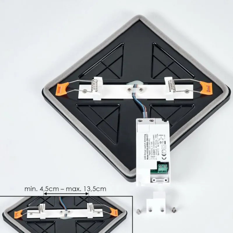 hofstein Spot encastrable Pawcatuck LED Blanc, 1 lumière