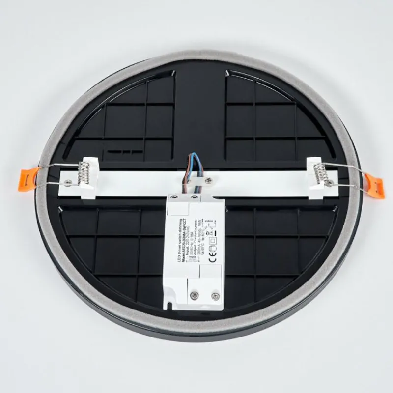 hofstein Spot encastrable Pawcatuck LED Noir, Blanc, 1 lumière