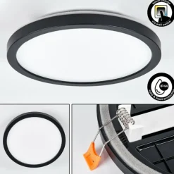 hofstein Spot encastrable Pawcatuck LED Noir, Blanc, 1 lumière