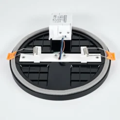 hofstein Spot encastrable Pawcatuck LED Noir, Blanc, 1 lumière