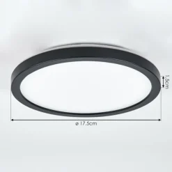 hofstein Spot encastrable Pawcatuck LED Noir, Blanc, 1 lumière