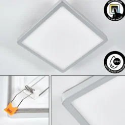 hofstein Spot encastrable Pawcatuck LED Chrome, Blanc, 1 lumière