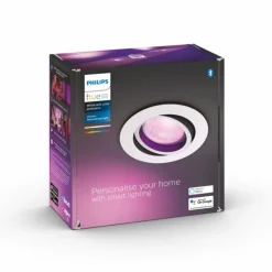 Luminaires Philips Spot encastrable Philips Hue Centura LED Blanc, 1 lumière, Changeur de couleurs