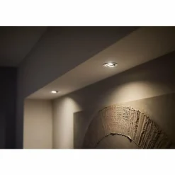 Luminaires Philips Spot encastrable Philips Hue Centura LED Blanc, 1 lumière, Changeur de couleurs