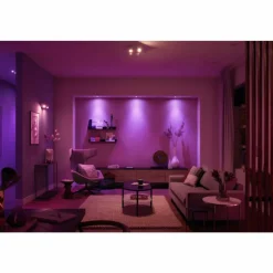 Luminaires Philips Spot encastrable Philips Hue Centura LED Blanc, 1 lumière, Changeur de couleurs