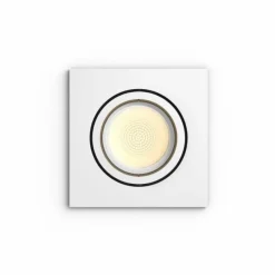 Luminaires Philips Spot encastrable Philips Hue Centura LED Blanc, 1 lumière, Changeur de couleurs