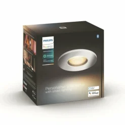 Luminaires Philips Spot encastrable Philips Hue Adore LED Aluminium, 1 lumière, Télécommandes