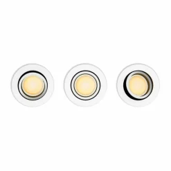 Luminaires Philips Spot encastrable Philips Hue Milliskin LED Blanc, 3 lumières