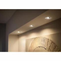 Luminaires Philips Spot encastrable Philips Hue Milliskin LED Argenté, 3 lumières