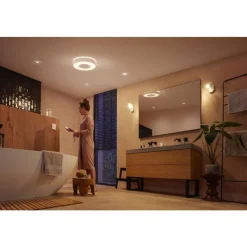 Luminaires Philips Spot encastrable Philips Hue Xamento LED Chrome, 3 lumières