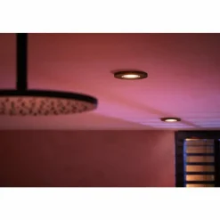 Luminaires Philips Spot encastrable Philips Hue Xamento LED Noir, 1 lumière, Changeur de couleurs