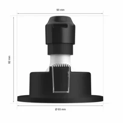 Luminaires Philips Spot encastrable Philips Hue Xamento LED Noir, 3 lumières, Changeur de couleurs