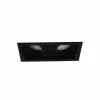 Luminaires Trio Spot encastrable Trio Kenai LED Noir, 2 lumières* Luminaires Encastrés