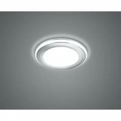 Luminaires Trio Spot encastrable Trio Leuchten AURA LED Chrome, 1 lumière* Luminaires Encastrés