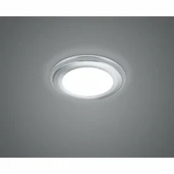 Luminaires Trio Spot encastrable Trio Leuchten AURA LED Chrome, 1 lumière* Luminaires Encastrés