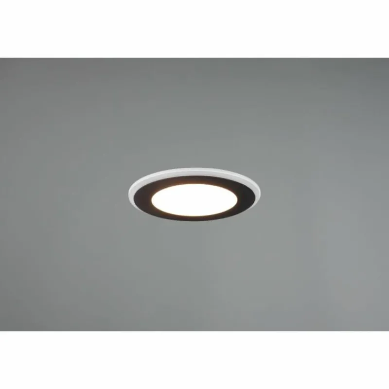 Luminaires Trio Spot encastrable Trio-Leuchten Aura LED Noir, 1 lumière* Luminaires Encastrés