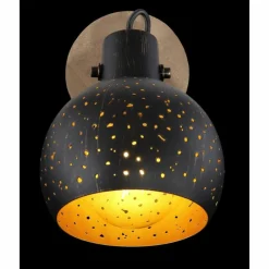 Lampes Industrielles-Luminaires Globo Lighting Spot Globo ADAJA Noir, 1 lumière