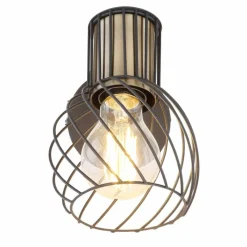 Lampes Dorées-Luminaires Globo Lighting Spot Globo ARGUSTO Noir, 1 lumière