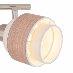 Luminaires Globo Lighting Spot Globo ASHGAAN Nickel mat, 2 lumières* Spots Et Projecteurs