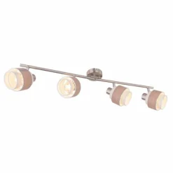Luminaires Globo Lighting Spot Globo ASHGAAN Nickel mat, 4 lumières* Spots Et Projecteurs
