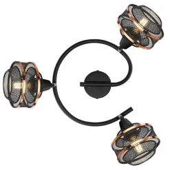 Lampes Dorées-Luminaires Globo Lighting Spot Globo BELLONA Noir, 3 lumières