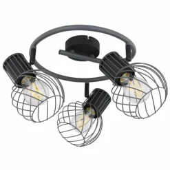 Luminaires Globo Lighting Spot Globo BEVERONE Noir, 3 lumières* Spots Et Projecteurs