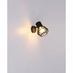 Luminaires Globo Lighting Spot Globo CLASTRA Noir, 1 lumière* Spots Et Projecteurs