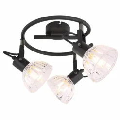 Luminaires Globo Lighting Spot Globo DRABO Noir, 3 lumières