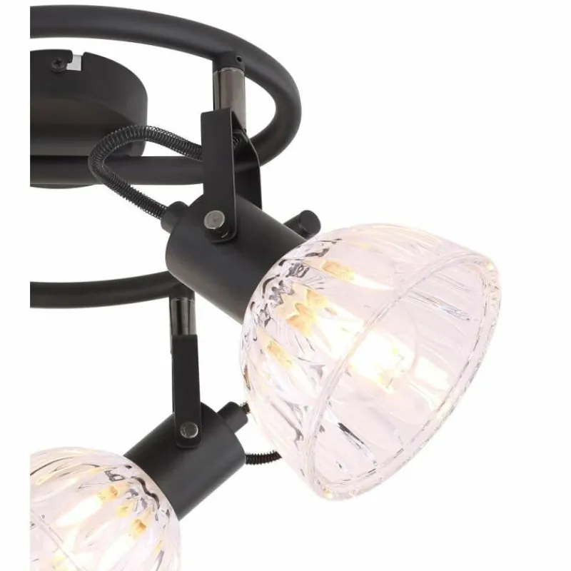 Luminaires Globo Lighting Spot Globo DRABO Noir, 3 lumières