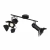 Luminaires Globo Lighting Spot Globo EGON Noir, 2 lumières* Spots Et Projecteurs