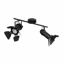 Luminaires Globo Lighting Spot Globo EGON Noir, 2 lumières* Spots Et Projecteurs