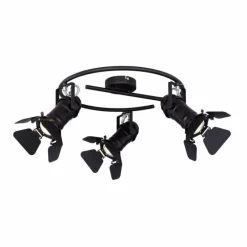 Lampes Industrielles-Luminaires Globo Lighting Spot Globo EGON Noir, 3 lumières