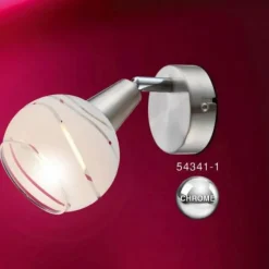 Luminaires Globo Lighting Spot Globo ELLIOTT Nickel mat, 1 lumière