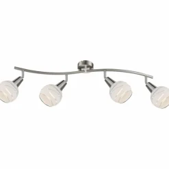 Luminaires Globo Lighting Spot Globo ELLIOTT Nickel mat, 4 lumières