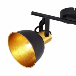 Luminaires Globo Lighting Spot Globo FILLO Noir, 2 lumières* Spots Et Projecteurs