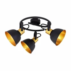 Luminaires Globo Lighting Spot Globo FILLO Noir, 3 lumières* Spots Et Projecteurs