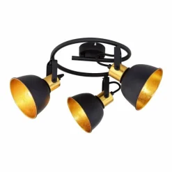 Luminaires Globo Lighting Spot Globo FILLO Noir, 3 lumières* Spots Et Projecteurs