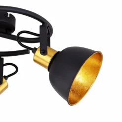 Luminaires Globo Lighting Spot Globo FILLO Noir, 3 lumières* Spots Et Projecteurs