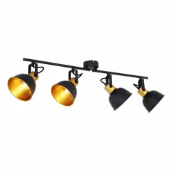 Luminaires Globo Lighting Spot Globo FILLO Noir, 4 lumières* Spots Et Projecteurs