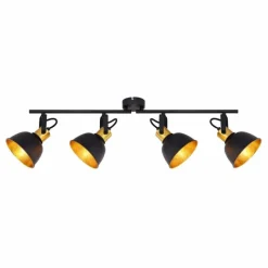 Luminaires Globo Lighting Spot Globo FILLO Noir, 4 lumières* Spots Et Projecteurs