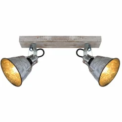 Lampes Dorées-Luminaires Globo Lighting Spot Globo GÜNTHER I Or, Blanc, 2 lumières