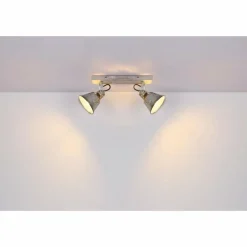 Lampes Dorées-Luminaires Globo Lighting Spot Globo GÜNTHER I Or, Blanc, 2 lumières