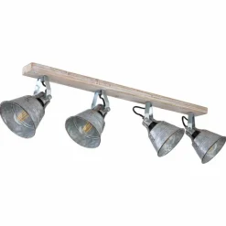 Lampes Dorées-Luminaires Globo Lighting Spot Globo GÜNTHER I Or, Blanc, 4 lumières