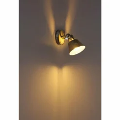 Lampes Dorées-Luminaires Globo Lighting Spot Globo GÜNTHER I Or, Blanc, 1 lumière