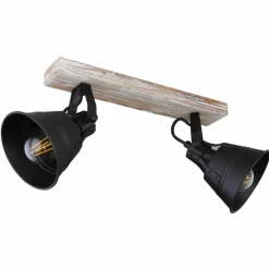 Lampes Dorées-Luminaires Globo Lighting Spot Globo GÜNTHER Or, Blanc, 2 lumières