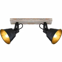 Lampes Dorées-Luminaires Globo Lighting Spot Globo GÜNTHER Or, Blanc, 2 lumières