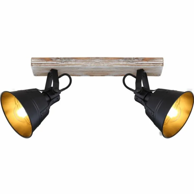 Lampes Dorées-Luminaires Globo Lighting Spot Globo GÜNTHER Or, Blanc, 2 lumières